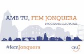 Programa Electoral CiU La Jonquera 2015
