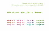 Programa EQUO para Alcázar de San Juan 2015-19