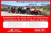 Programa electoral psoe 2015