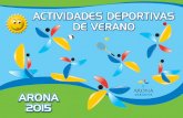 ARONA DEPORTES-Programa actividades de verano 2015