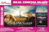 Programación Real Cinema Olías del 29 de mayo al 3 de junio