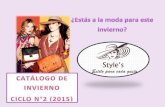 Coleccion Invierno Style's 2015