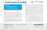 Boletín No. 8 Antioquia Visible (Capítulo regional de Congreso Visible)