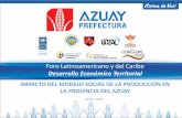 Impacto del modelo social de la producción en la Provincia de Azuay