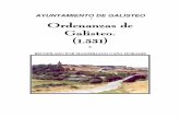 ORDENANZAS DE GALISTEO. ORIGINAL. PARTE 2