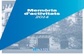 Memòria d'activitats de l'IEMed (2014)
