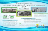 Gira técnica al Canal de Panamá y Metro Urbano