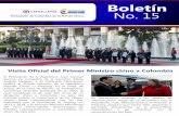 Boletín No. 15 Embajada de Colombia en la R.P. China