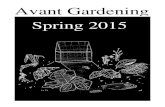 Spring Avant Gardener Zine (2015)