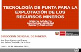 Tecnología de Punta para la Explotación de Recursos Mineros