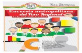 Encuesta Metropolitana del Foro Regional
