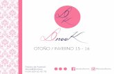 Dnook Colección Otoño/Invierno 2015-2016