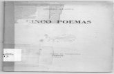 LIBRO CINCO POEMAS - EDICIONES POESIA DE VENEZUELA