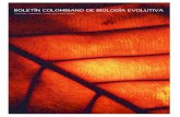 Boletín Colombiano de Biología Evolutiva COLEVOL 2013 v.1 n.1