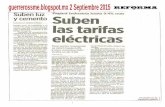Noticias del Sector Energético 2 Septiembre 2015