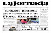 Exigen justicia por asesinato de Flores Escamilla