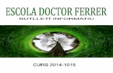 Butlletí informatiu 14 15 Doctor Ferrer