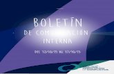 Boletin 12-10-15 CARC PUCP