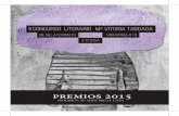 II Concurso Literario Mª Vitoria Taboada. Premios 2015