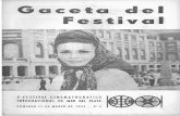 6º Festival - Gaceta Día 4 - 17 de marzo de 1963