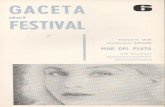 8º Festival - Gaceta Día 6 - 22 de marzo de 1965
