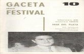 8º Festival - Gaceta Día 10 - 26 de marzo de 1965