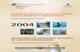 INVENTARIO DE EMISIONES DE GASES DE EFECTO INVERNADERO 1990-2004