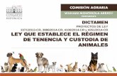 Sustento Ley de Proteccion y Bienestar Animal