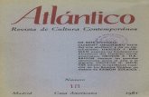 Atlántico : Revista de Cultura Contemporánea Num 18 1960