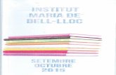Selecció de novetats per als alumnes de l’Institut Maria de Bell-lloc (setembre-octubre)