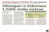 Otorgan a Edomex 1,500 mdp extras| Paga IMSS las fallas de Tradeco