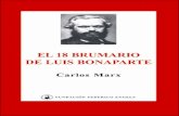 El 18 Brumario De Luis Bonaparte  -  Carlos Marx