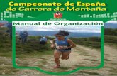 Manual RFEA de Organización - Cto. España Carrera de Montaña
