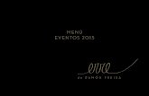Menú Eventos Restaurante Erre de Ramón Freixa