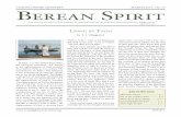 Berean Spirit no 15