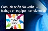 Comunicación no verbal – trabajo en equipo convivencia