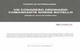 VIII CONGRESO ORDINARIO COMANDANTE NORGE BOTELLO