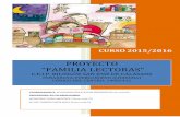 Proyecto familias lectoras 2015 16