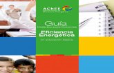 Guía Didáctica para Docentes - Eficiencia Energética en Educación Básica