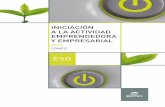 Catálogo 2016 Iniciación a la actividad emprendedora y empresarial - Secundaria