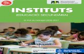 Centres d'educació secundària del Prat, curs 2016 - 2017