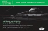 MARIO MAIGUEL, piano (Colombia)