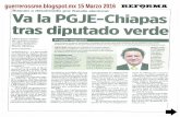 Va la PGJE-Chiapas tras diputado verde| Exhiben derroche de Moreno Valle