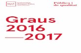 Graus UPF 2016-2017