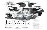 Cartelera Cineclub ene-feb 2016. Copón Studio