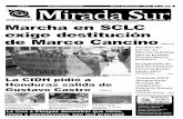 Marcha en SCLC exige destitución de Marco Cancino
