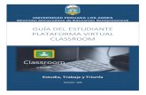 Guía del Estudiante en la Plataforma Virtual Classroom