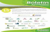 Boletin Agroclimático Nacional #15 - Mar. 2016