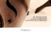 Llibret 5a Temporada de l'Orquestra Camera Musicae al Palau de la Música