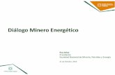 DME 2013 Minería - Palabras de bienvenida: Diálogos Mineroenergéticos 2013 - Eva Arias